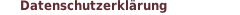 Datenschutzerklärung
