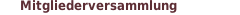 Mitgliederversammlung