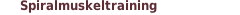 Spiralmuskeltraining